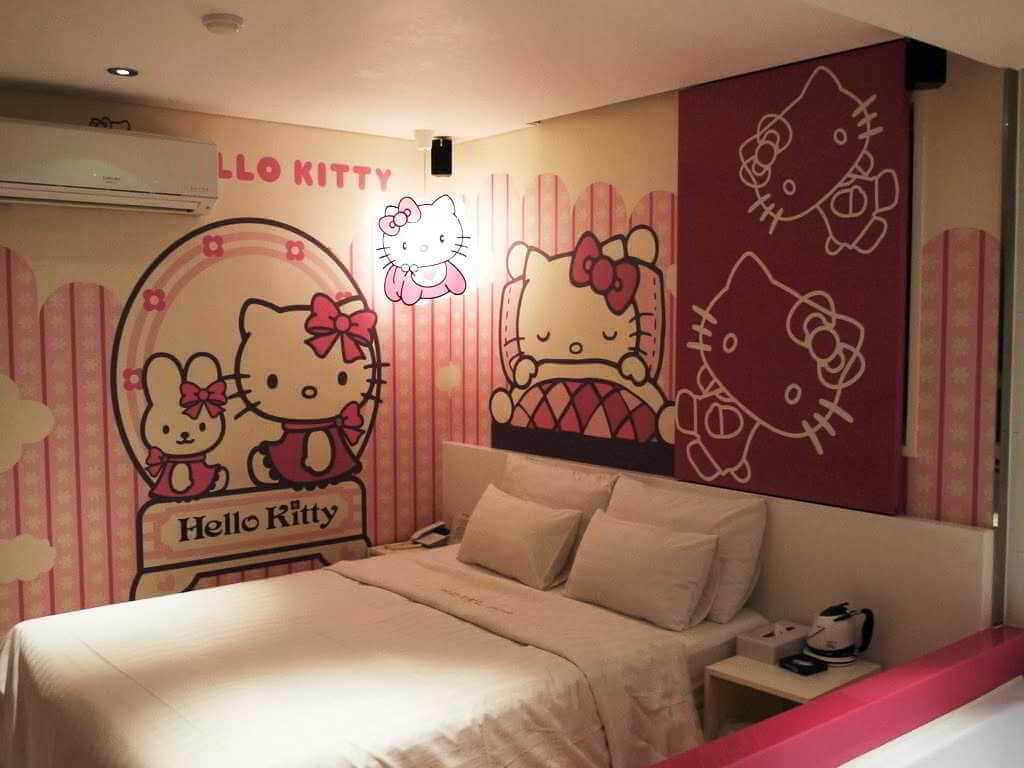Dekorasi Kamar Tidur Hello Kitty Unik