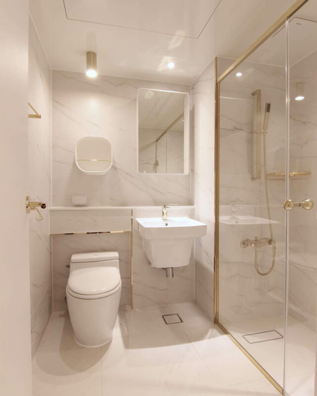 model kamar mandi minimalis modern