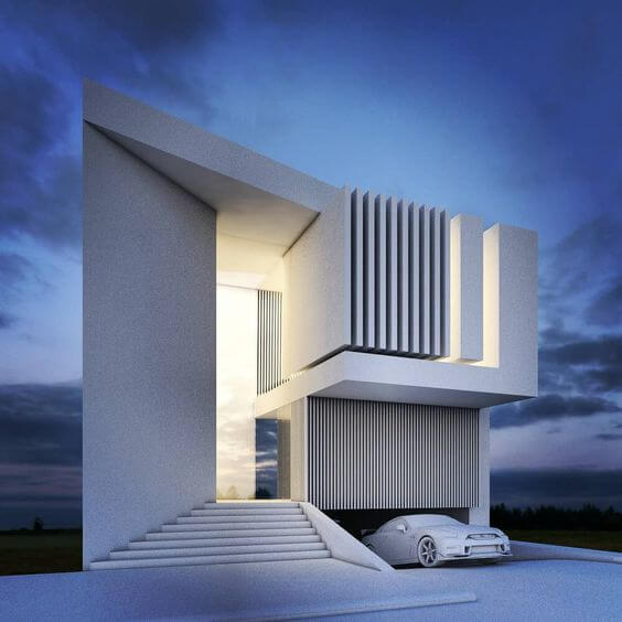 Desain Rumah Minimalis Unik Elegan