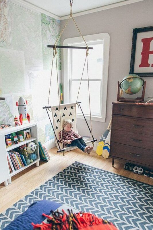 Cara menghias kamar tidur anak laki-laki Tempat Belajar bermain
