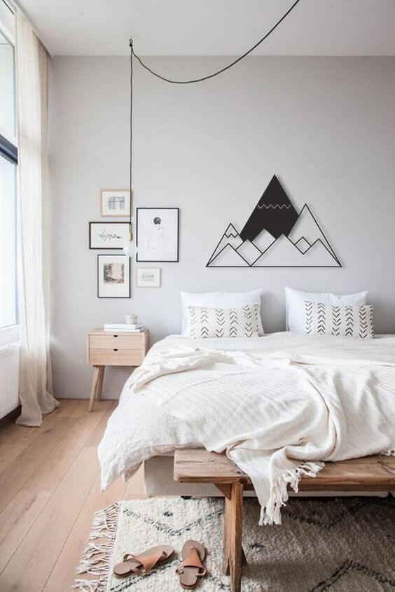Cara menghias kamar tidur sederhana hias dinding