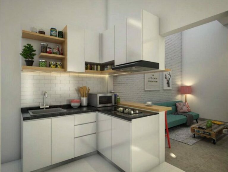 24 Desain dapur minimalis 2x2 terbuka