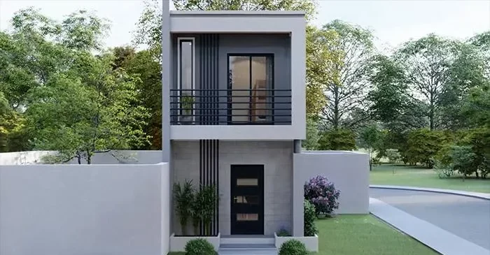Desain Rumah Minimalis 2 Lantai Type 36 di Tanah 60 m2