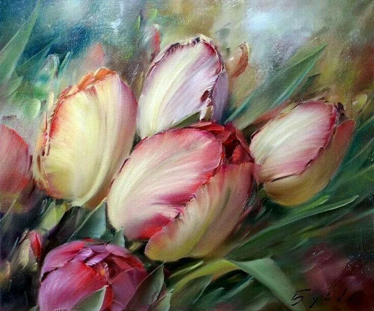 Flori Pictate Tulip by Vladimir Queiroz 