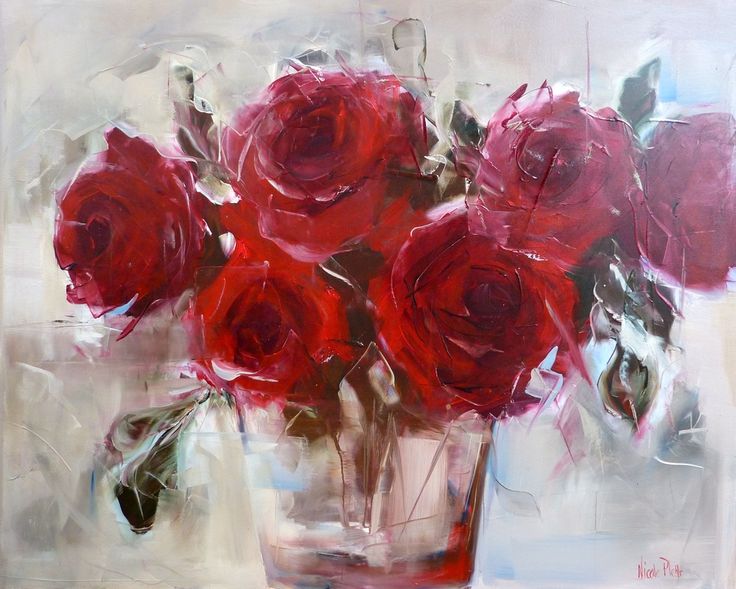Lukisan Bunga Mawar by Nicole Pletts