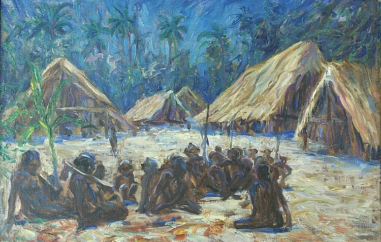Lukisan Kolonialisme Inggris Di Indonesia