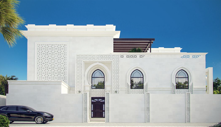Oasis-Inspired Luxury - Modern Saudi Arabia House Design 