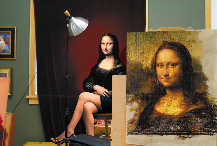 Pengambilan Gambar Lukisan Mona Lisa